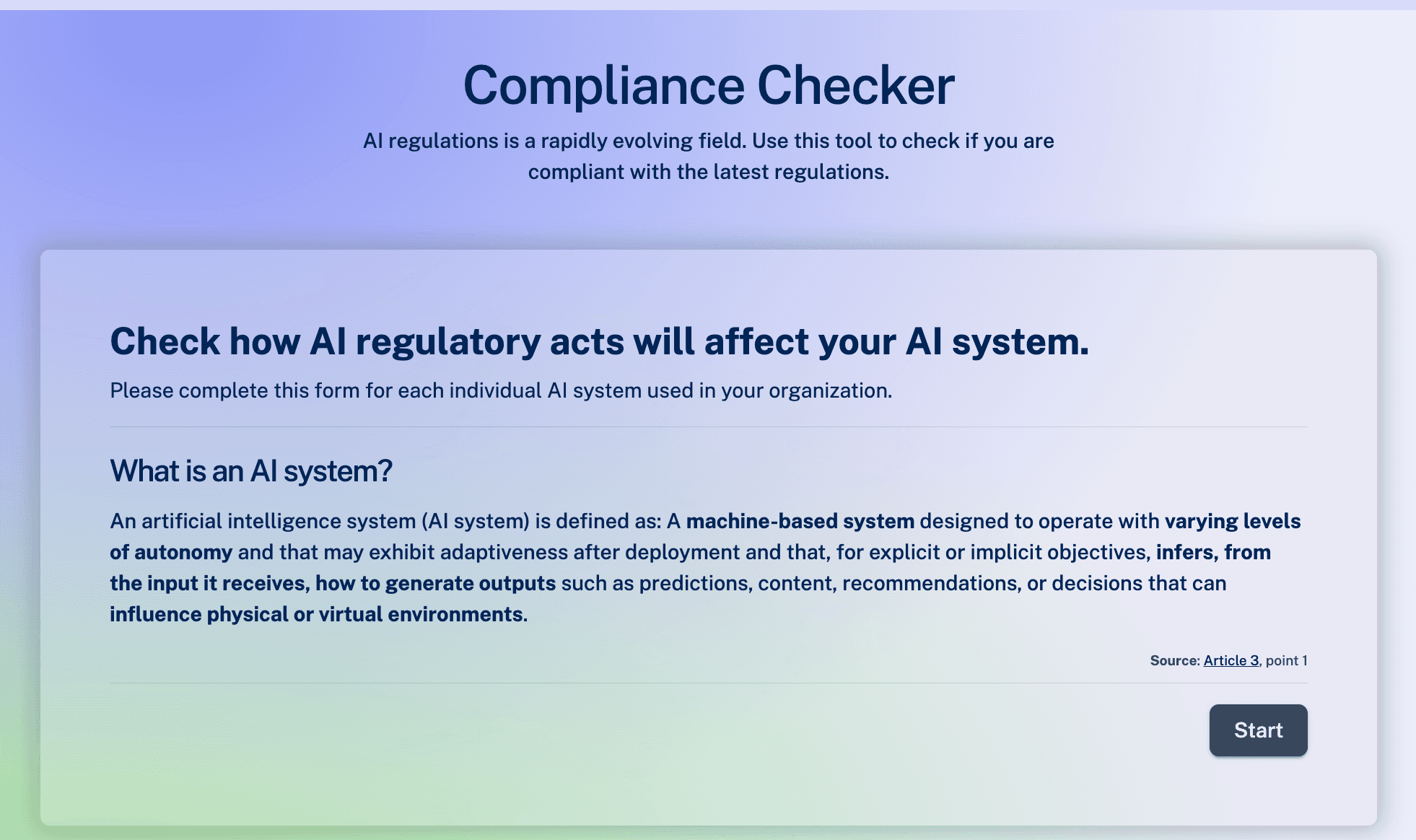 AI Compliance Tracker